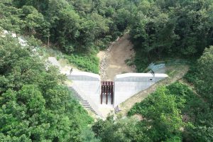 天上川水系座福ヶ原第二堰堤工事